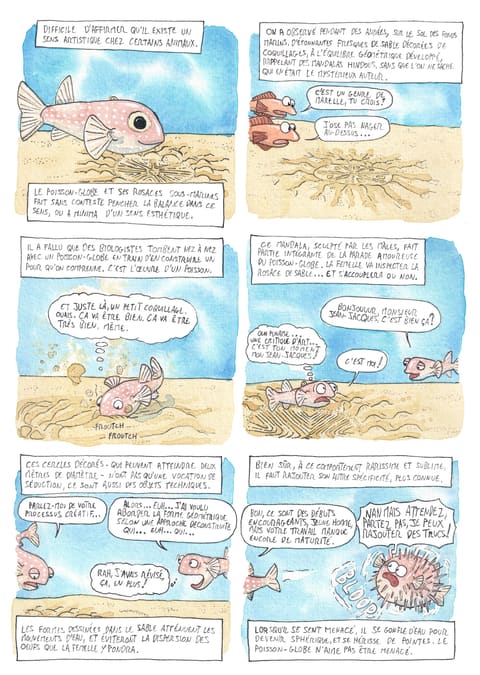Bizanimaleries — N° 18 · Poisson globe