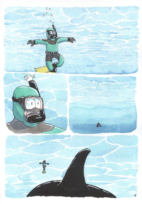 L’œil de l’orque — Planche 1
