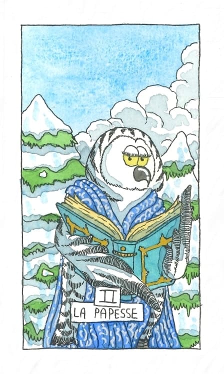 Tarot de Marseille — La papesse