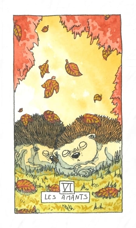 Tarot de Marseille — Les amants