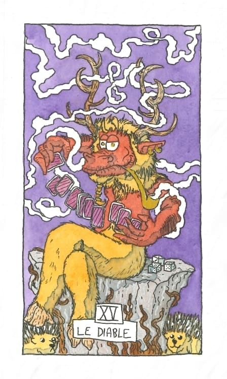 Tarot de Marseille — Le diable