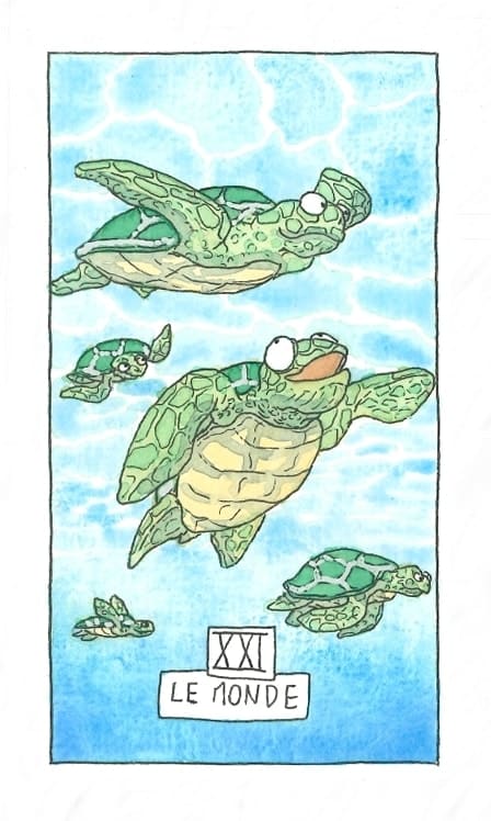 Tarot de Marseille — Le monde